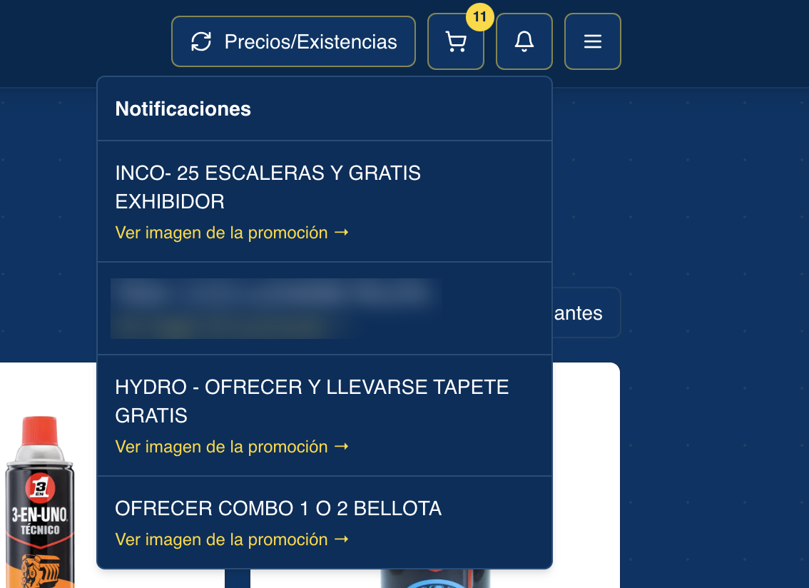 Promotion notifications